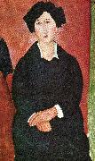 Amedeo Modigliani den italienska kvinna painting